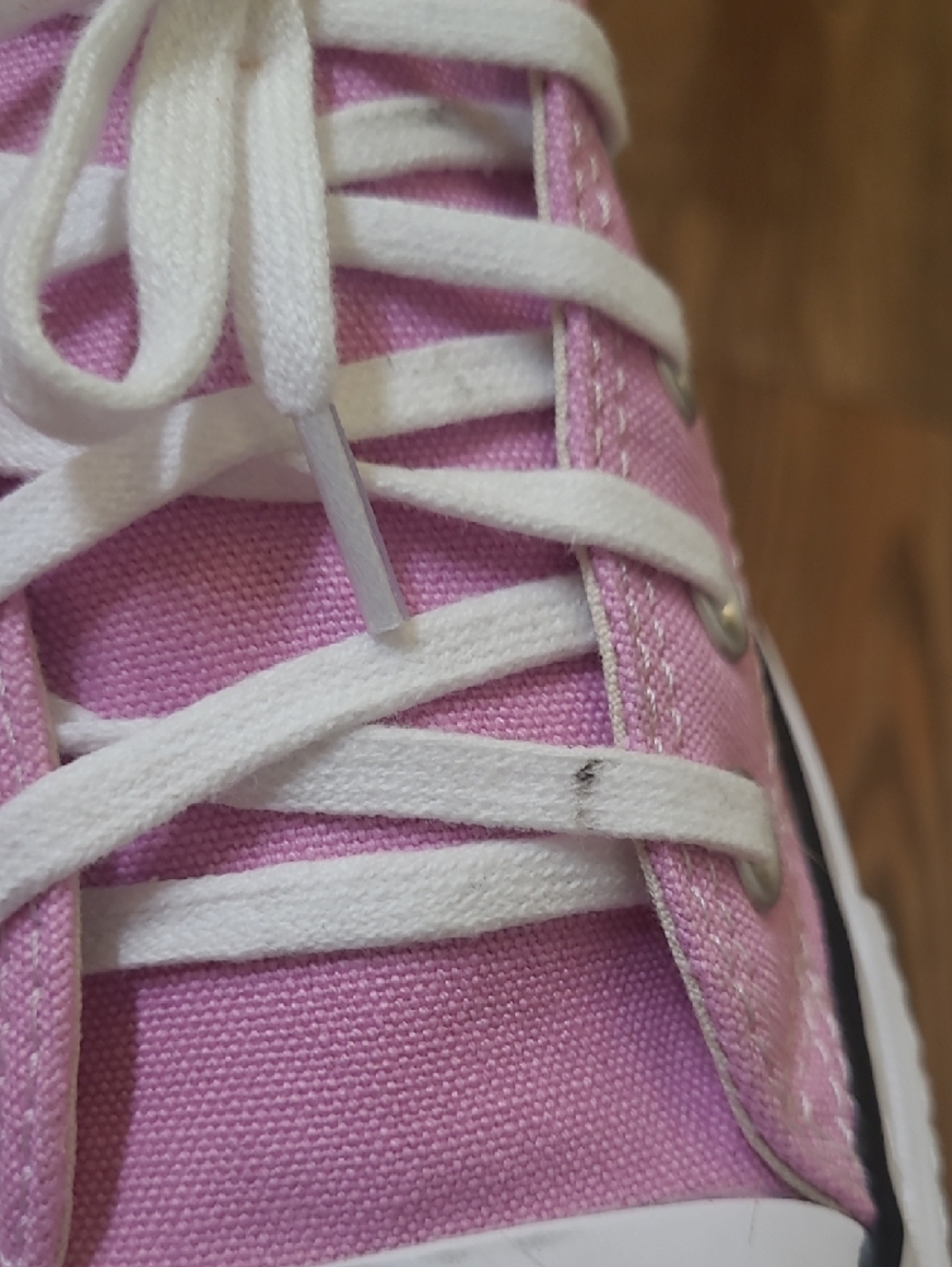 Converse Pink & White Low Top Sneakers - Picture 8 of 16